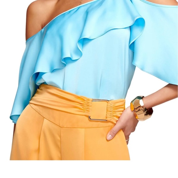 Ramy Brook Crop Drapey Top S - Picture 2 of 3